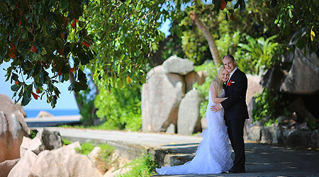 Bryllup på Seychellene
